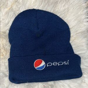 Pepsi Dark Blue Knit Hat